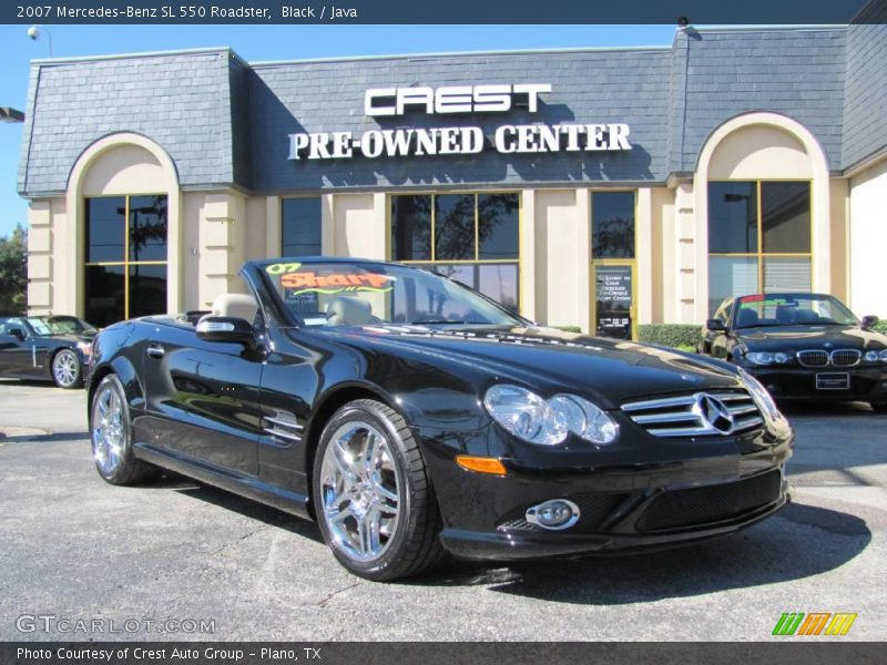 Black / Java 2007 Mercedes-Benz SL 550 Roadster