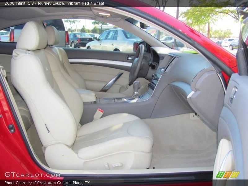  2008 G 37 Journey Coupe Wheat Interior