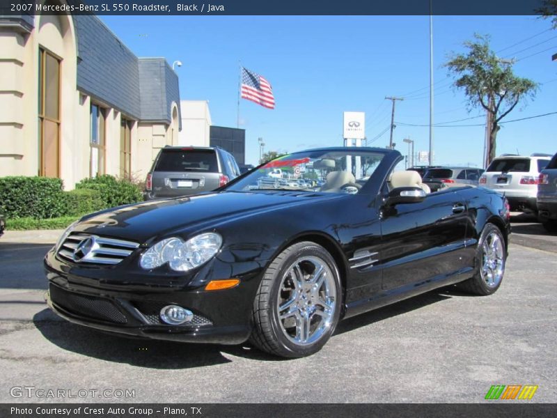 Black / Java 2007 Mercedes-Benz SL 550 Roadster