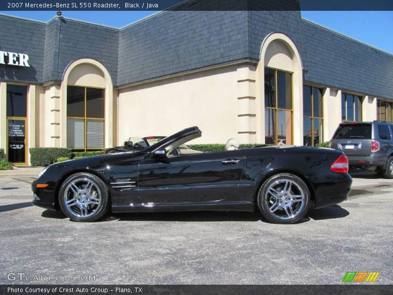 Black / Java 2007 Mercedes-Benz SL 550 Roadster