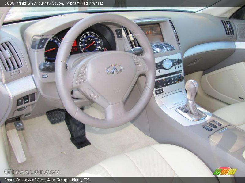 Dashboard of 2008 G 37 Journey Coupe