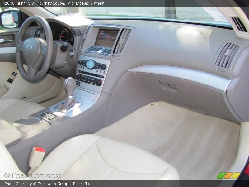 Dashboard of 2008 G 37 Journey Coupe