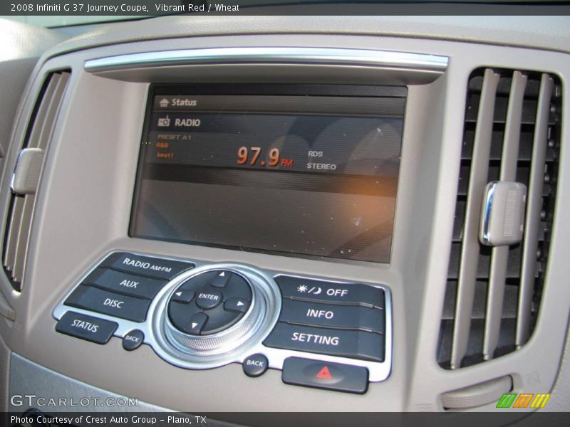 Vibrant Red / Wheat 2008 Infiniti G 37 Journey Coupe