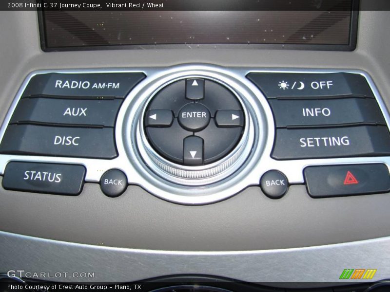 Vibrant Red / Wheat 2008 Infiniti G 37 Journey Coupe
