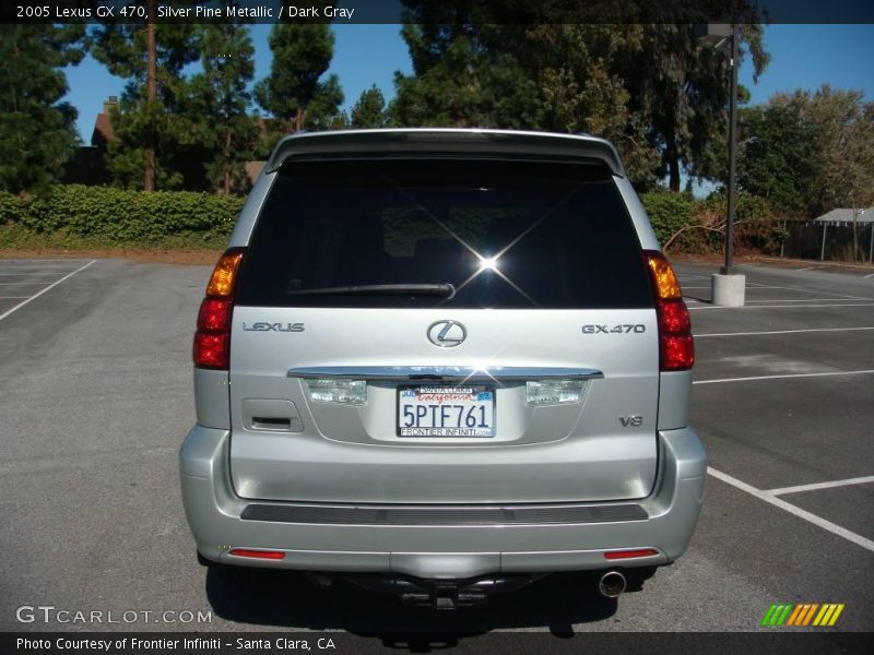 Silver Pine Metallic / Dark Gray 2005 Lexus GX 470