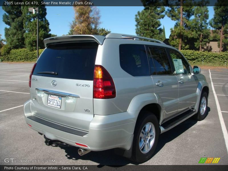Silver Pine Metallic / Dark Gray 2005 Lexus GX 470
