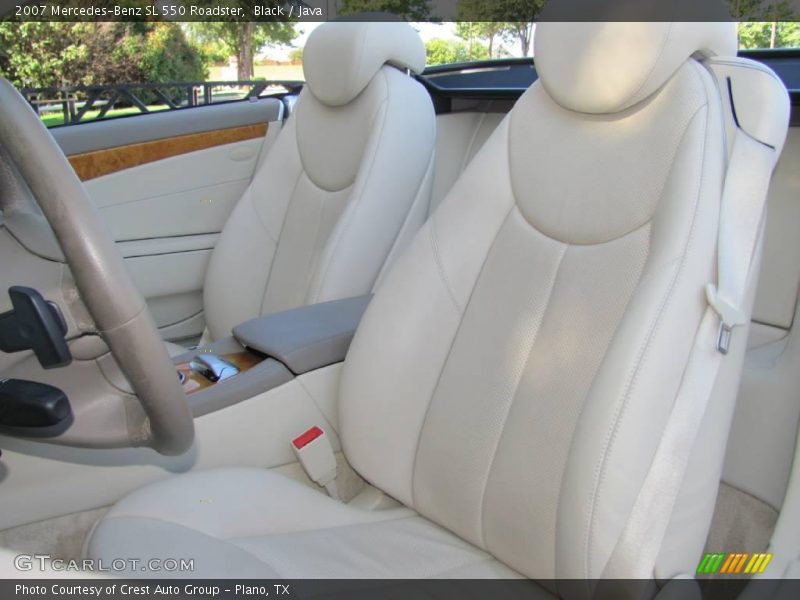 Black / Java 2007 Mercedes-Benz SL 550 Roadster
