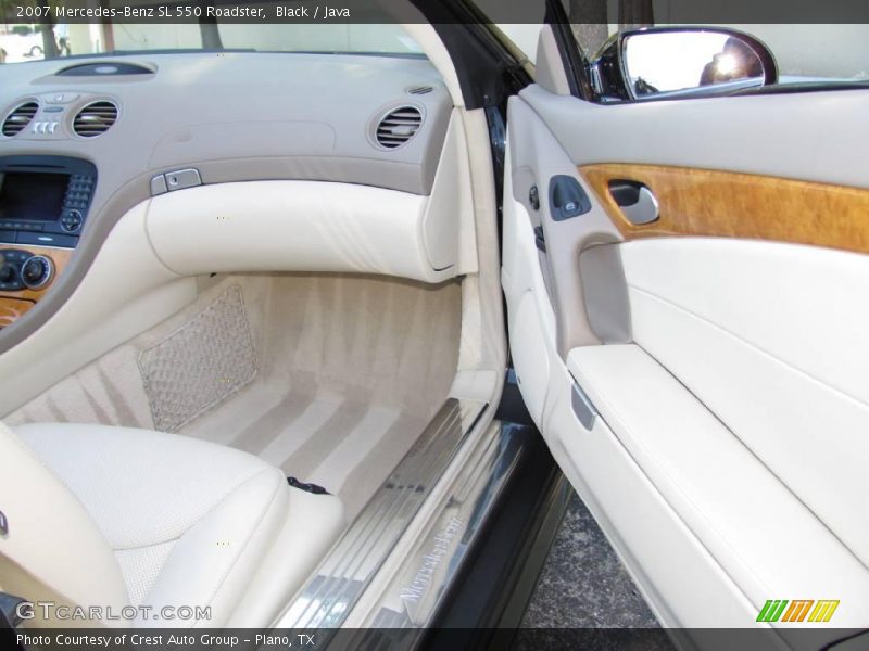 Black / Java 2007 Mercedes-Benz SL 550 Roadster
