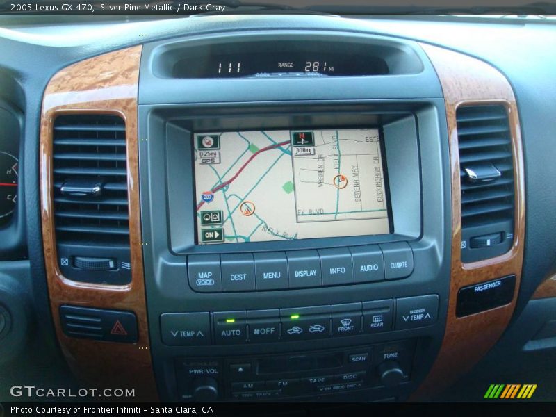 Silver Pine Metallic / Dark Gray 2005 Lexus GX 470