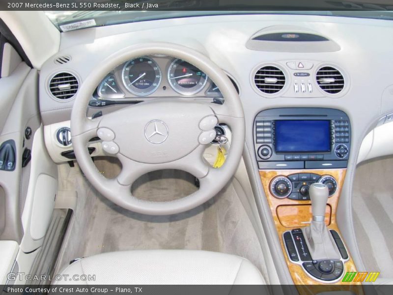 Black / Java 2007 Mercedes-Benz SL 550 Roadster