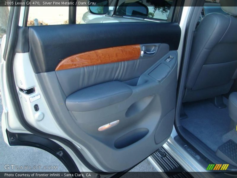 Silver Pine Metallic / Dark Gray 2005 Lexus GX 470