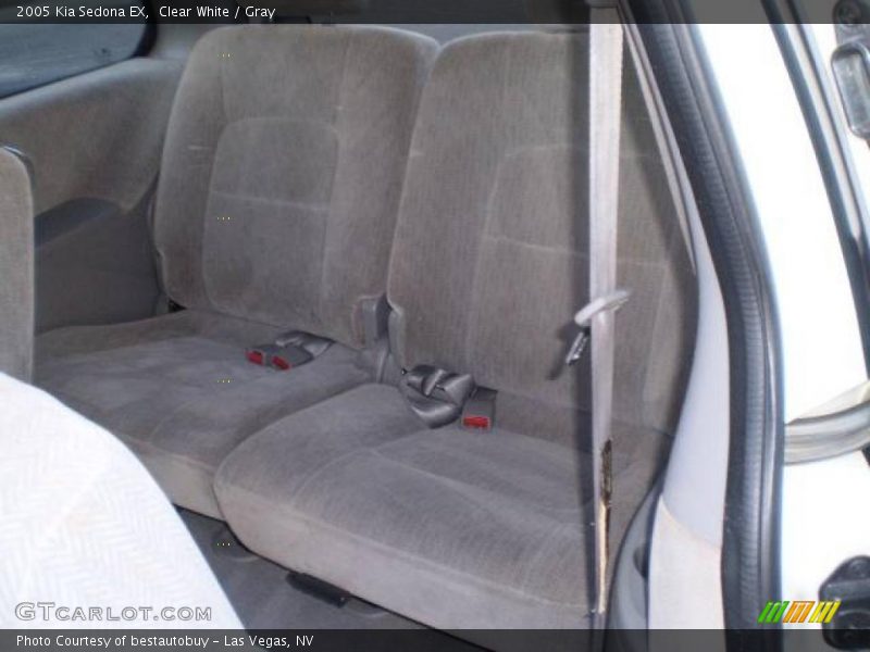 Clear White / Gray 2005 Kia Sedona EX