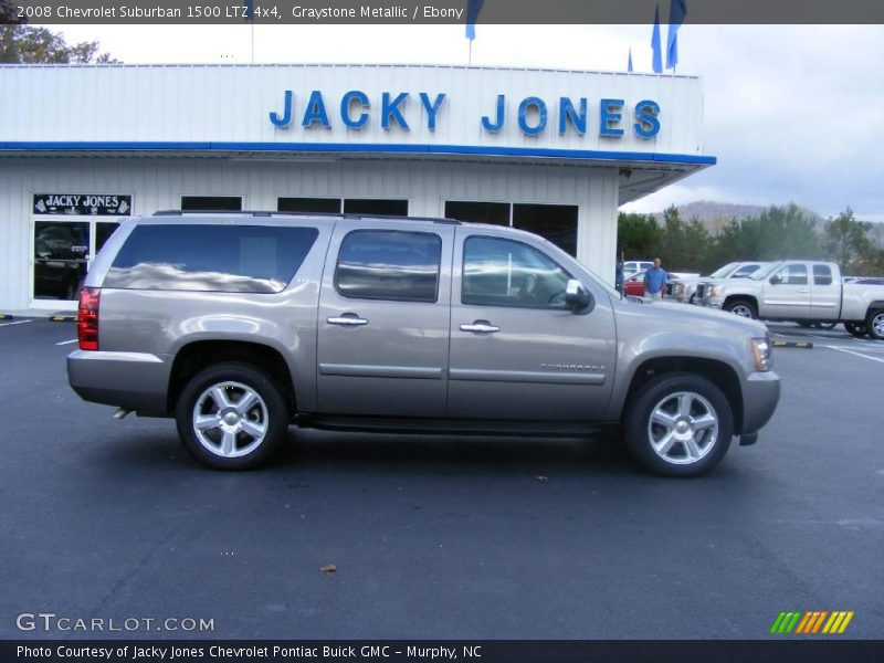 Graystone Metallic / Ebony 2008 Chevrolet Suburban 1500 LTZ 4x4