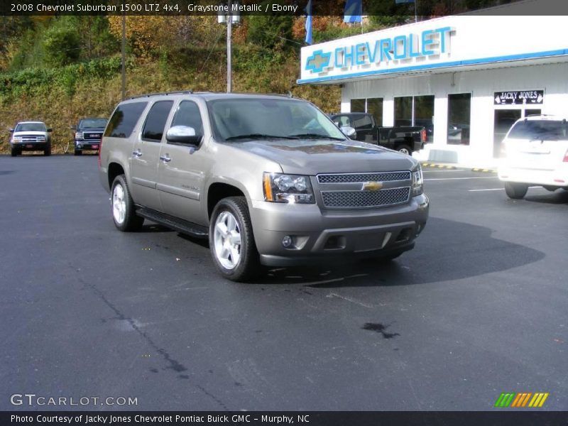 Graystone Metallic / Ebony 2008 Chevrolet Suburban 1500 LTZ 4x4