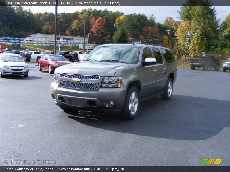Graystone Metallic / Ebony 2008 Chevrolet Suburban 1500 LTZ 4x4