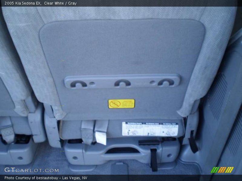 Clear White / Gray 2005 Kia Sedona EX