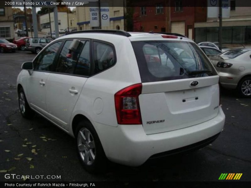 Clear White / Gray 2008 Kia Rondo LX V6