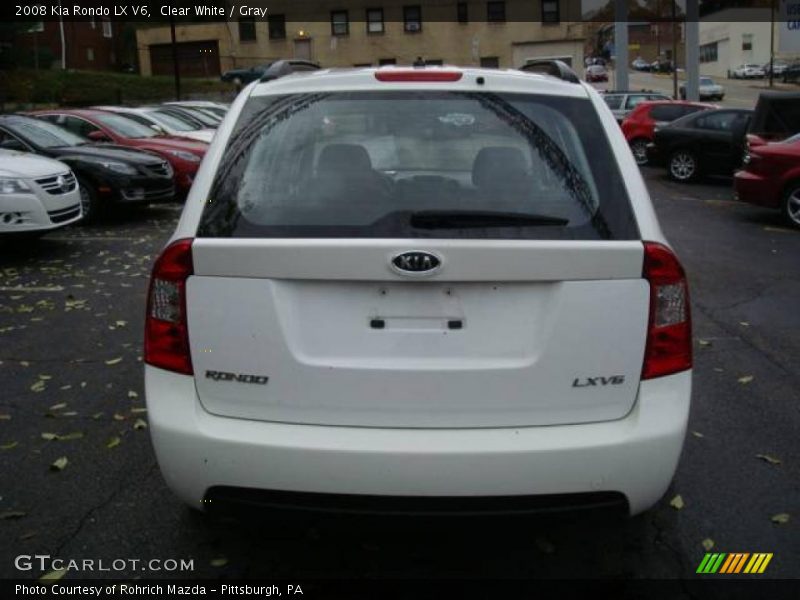 Clear White / Gray 2008 Kia Rondo LX V6