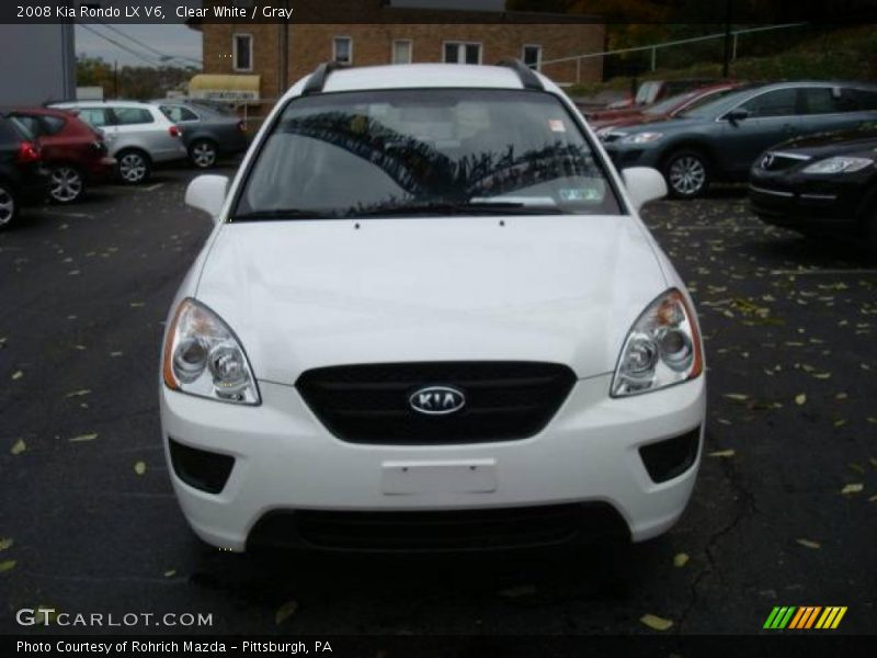 Clear White / Gray 2008 Kia Rondo LX V6