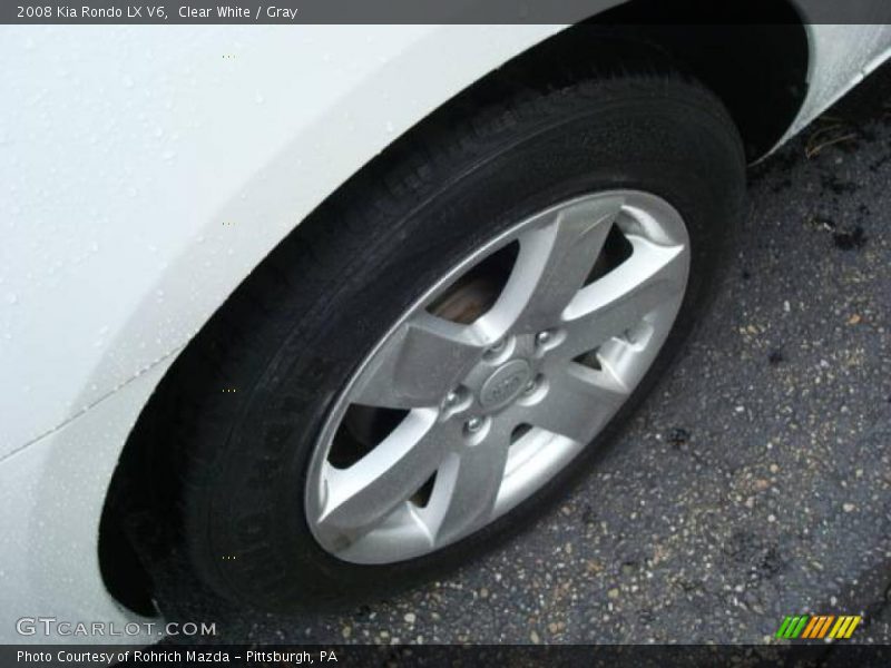 Clear White / Gray 2008 Kia Rondo LX V6