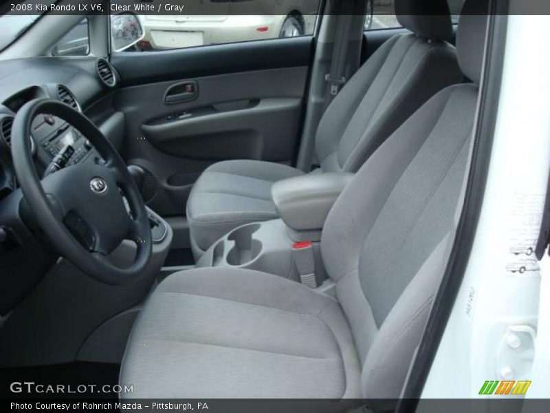 Clear White / Gray 2008 Kia Rondo LX V6