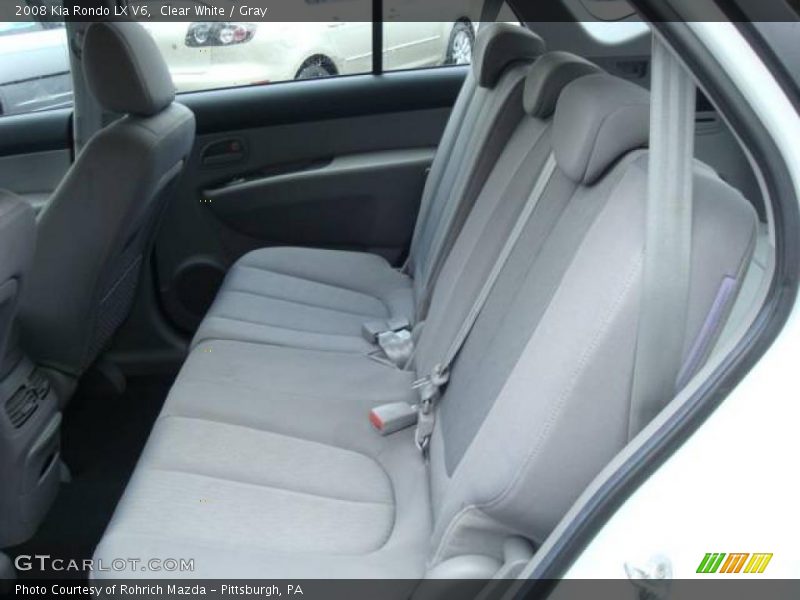 Clear White / Gray 2008 Kia Rondo LX V6