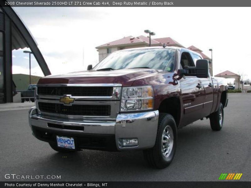 Deep Ruby Metallic / Ebony Black 2008 Chevrolet Silverado 2500HD LT Z71 Crew Cab 4x4