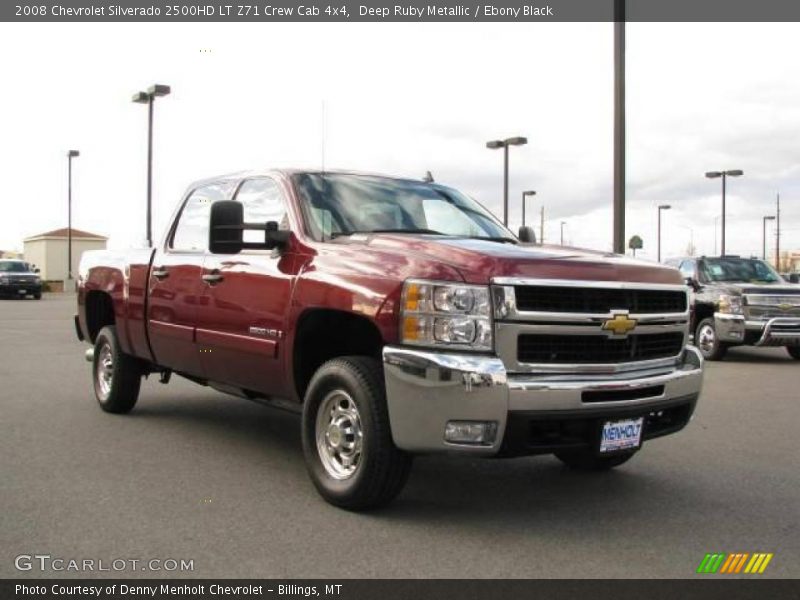 Deep Ruby Metallic / Ebony Black 2008 Chevrolet Silverado 2500HD LT Z71 Crew Cab 4x4