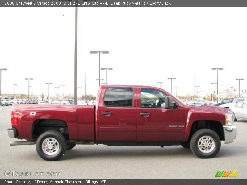 Deep Ruby Metallic / Ebony Black 2008 Chevrolet Silverado 2500HD LT Z71 Crew Cab 4x4