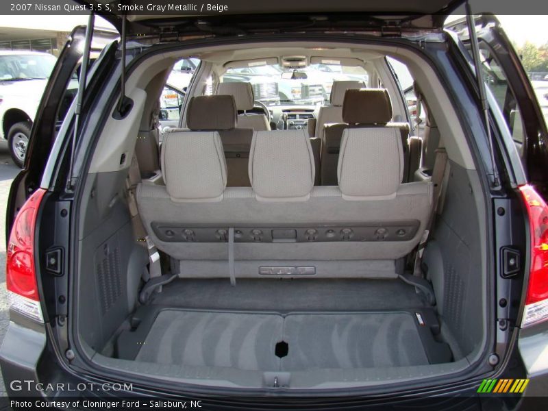 Smoke Gray Metallic / Beige 2007 Nissan Quest 3.5 S