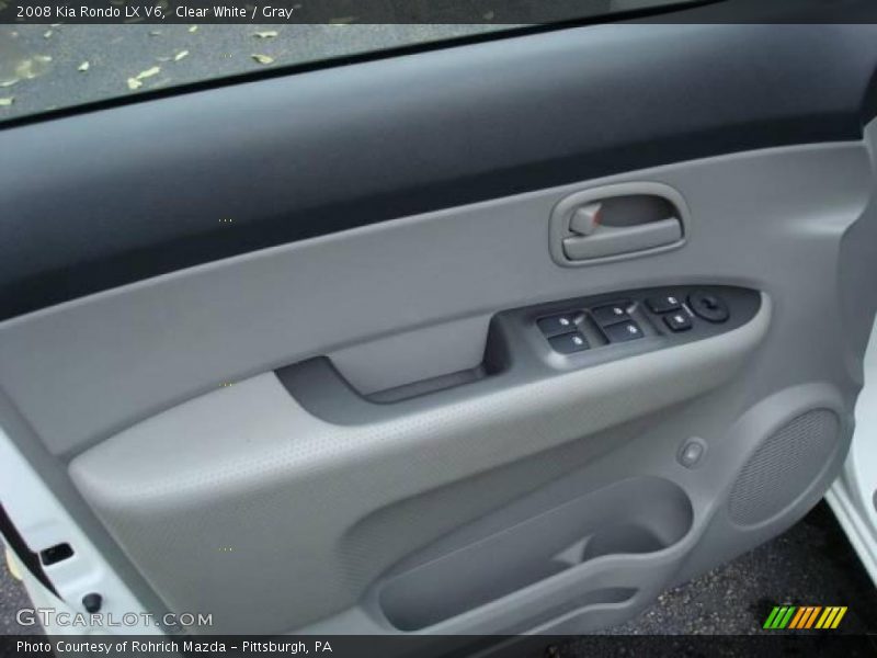 Clear White / Gray 2008 Kia Rondo LX V6