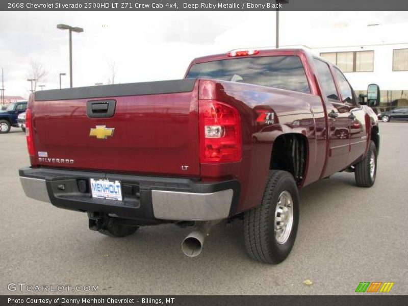 Deep Ruby Metallic / Ebony Black 2008 Chevrolet Silverado 2500HD LT Z71 Crew Cab 4x4