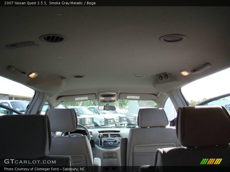 Smoke Gray Metallic / Beige 2007 Nissan Quest 3.5 S