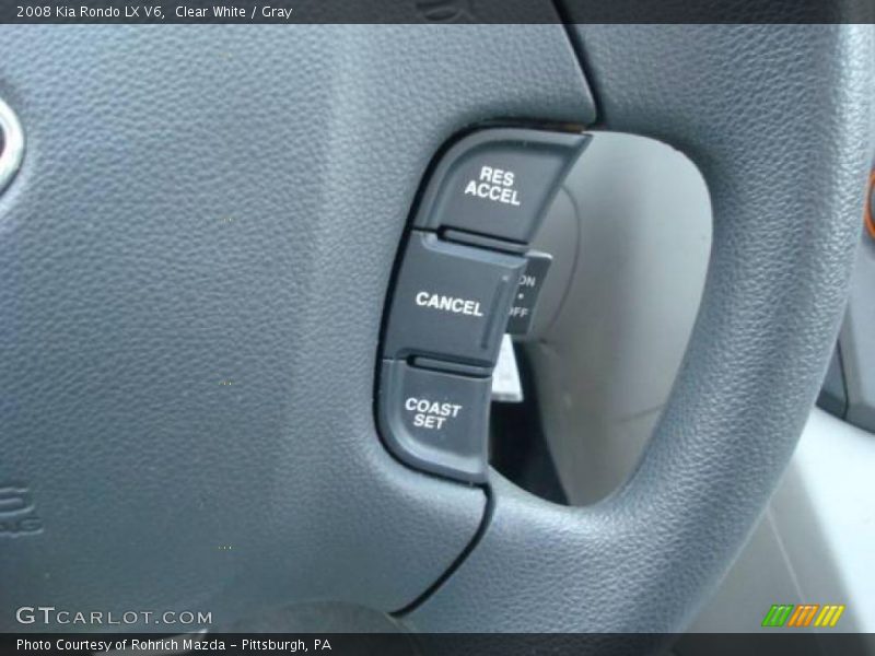 Clear White / Gray 2008 Kia Rondo LX V6