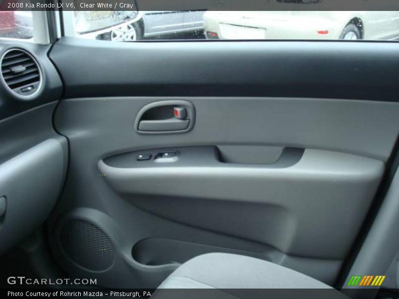 Clear White / Gray 2008 Kia Rondo LX V6