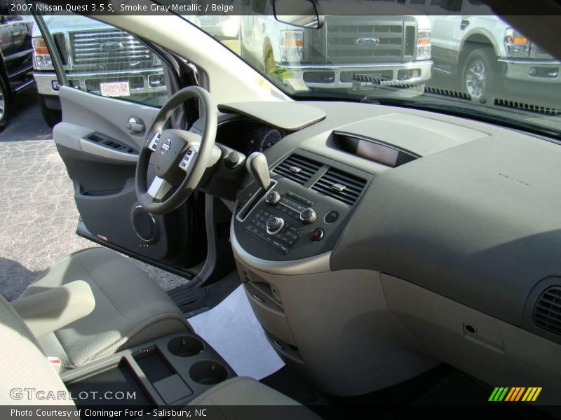 Smoke Gray Metallic / Beige 2007 Nissan Quest 3.5 S