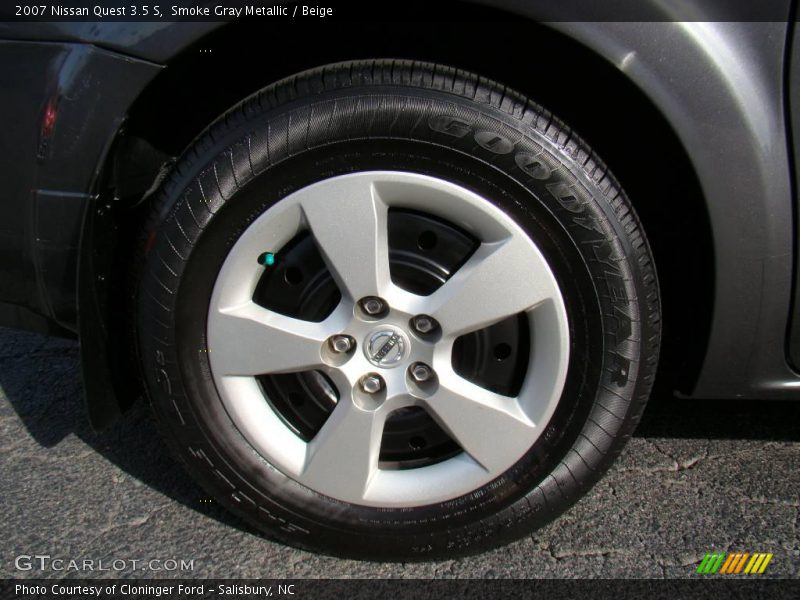 Smoke Gray Metallic / Beige 2007 Nissan Quest 3.5 S