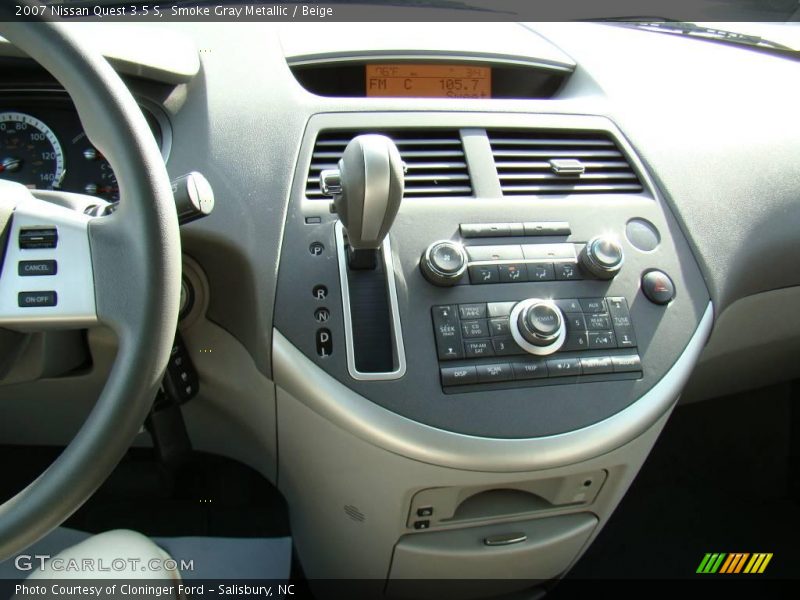 Smoke Gray Metallic / Beige 2007 Nissan Quest 3.5 S