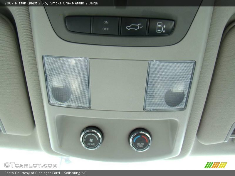 Smoke Gray Metallic / Beige 2007 Nissan Quest 3.5 S