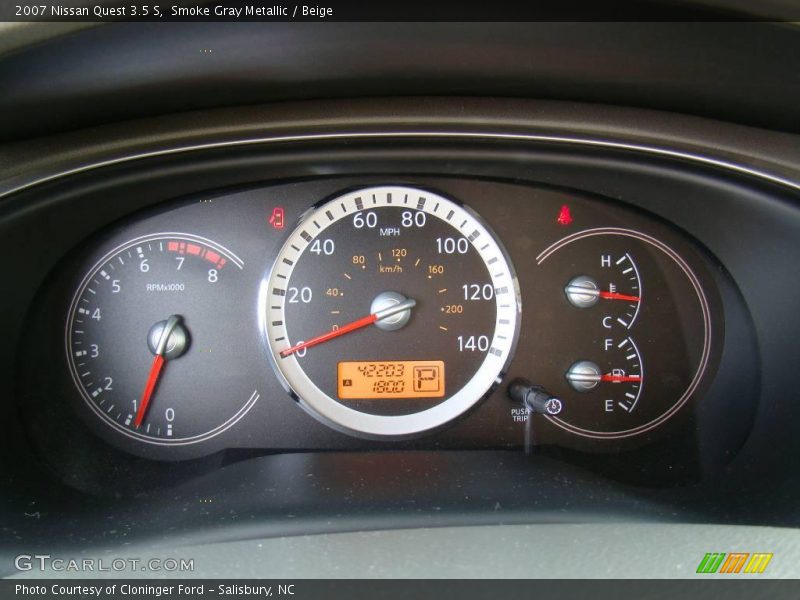 Smoke Gray Metallic / Beige 2007 Nissan Quest 3.5 S