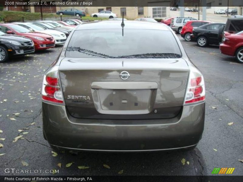 Polished Granite / Beige 2008 Nissan Sentra 2.0
