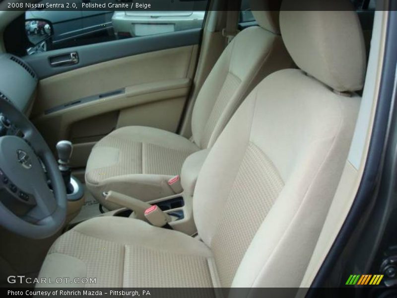 Polished Granite / Beige 2008 Nissan Sentra 2.0