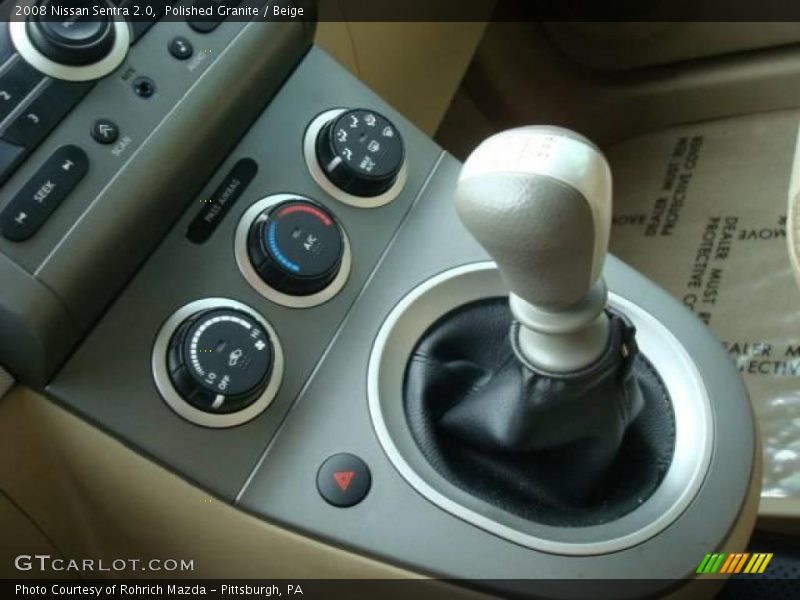 Polished Granite / Beige 2008 Nissan Sentra 2.0
