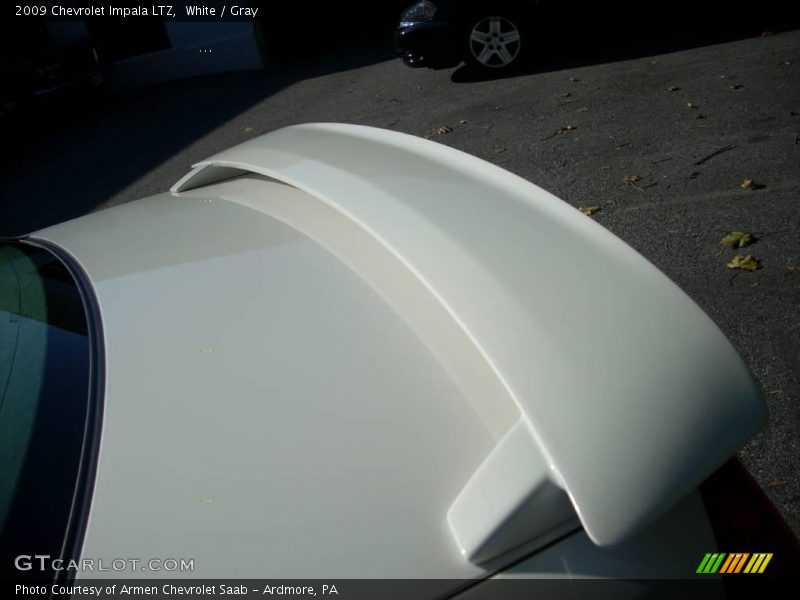 White / Gray 2009 Chevrolet Impala LTZ