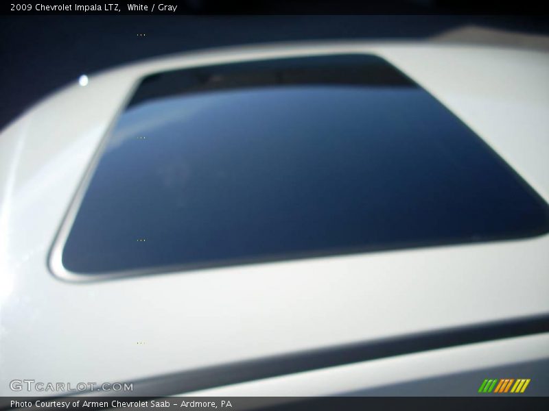 White / Gray 2009 Chevrolet Impala LTZ