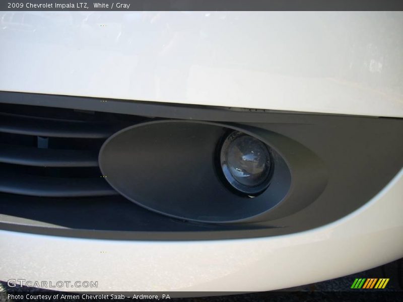 White / Gray 2009 Chevrolet Impala LTZ