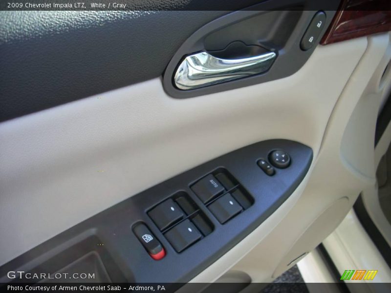 White / Gray 2009 Chevrolet Impala LTZ
