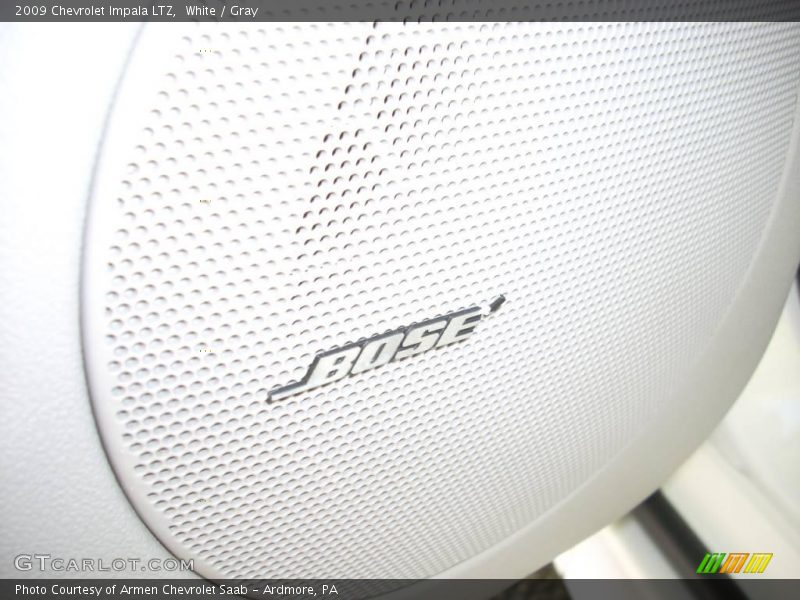 White / Gray 2009 Chevrolet Impala LTZ