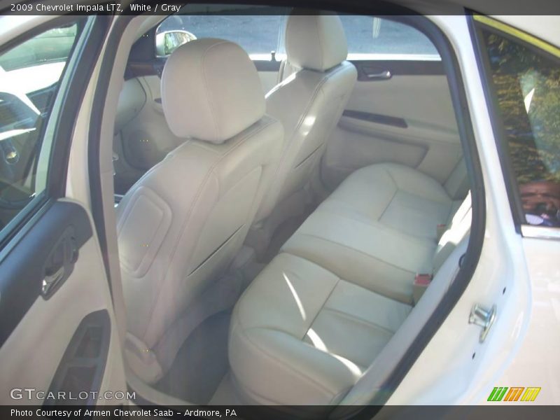 White / Gray 2009 Chevrolet Impala LTZ