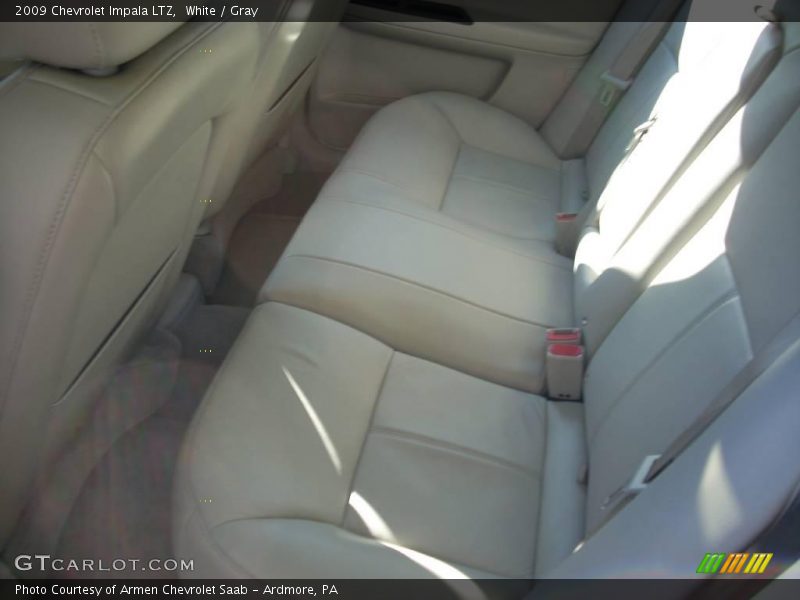 White / Gray 2009 Chevrolet Impala LTZ